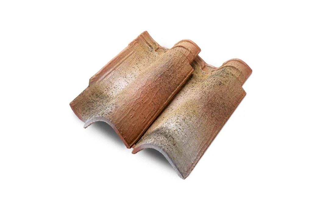 Pantile stylized as old tile.